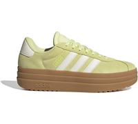 Adidas Vl Court Bold Jamaica Leather Lace Up Platform Trainers Jaune/Blanc/Gomme 7 (40.7) Female