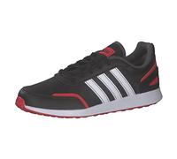 adidas VS Switch 3 Lifestyle Running Lace Shoes Chaussures de Course, Core Black/Cloud White/Vivid Red, 39 1/3 EU