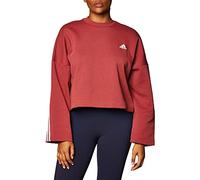 adidas W 3s DK Crew Sweat-Shirt pour Femme L Rouge (Legendary Red)