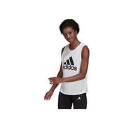 adidas W BL TK T-Shirt sans Manches, Blanc/Noir, L Femme