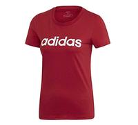 adidas W E Lin Slim T T-Shirt pour Femme, maract/Blanc, Taille S
