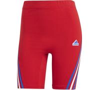 Adidas W Fi 3S Biker Jogger Short Womens Rouge 8 (XS) Female