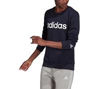 adidas W Lin Ft SWT Sweat-Shirt, Multicolore-Blanc (Tinley/Blanco), M Femme