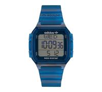 Adidas Montre chronographe AOST22552 – Quartz Digital One GMT – Bracelet mixte en résine