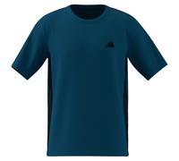 adidas - WE Base 3-Stripes Tee - T-shirt technique - M - Regular - dusky petrol / black