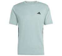 adidas - WE Base 3-Stripes Tee - T-shirt technique - XXL - Regular - wonder sage / black