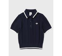 Adidas WMNS CABLE KNIT CALI TEE POLO women Shirts & Blouses blue taille: S