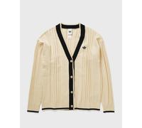 Adidas WMNS CABLE KNIT CARDIGAN women Zippers & Cardigans yellow taille: S