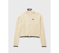 Adidas WMNS CABLE KNIT FIREBIRD TRACK TOP women Track Jackets beige taille: M