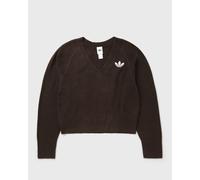 Chandail adidas Essentials Knit V-Neck Sweatshirt Long Sleeve Aurora Coffee L