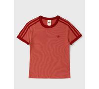 Adidas WMNS HEATHER 3-STRIPES CALI TEE women Shortsleeves red taille: S