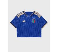Adidas WMNS Italy 26 Home Cropped Jersey women Shortsleeves blue taille: S