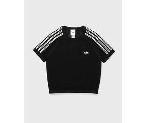 Adidas WMNS KNITTED CROCHET CALI TEE women Shortsleeves black taille: S