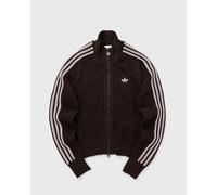 Adidas WMNS KNITTED CROCHET FIREBIRD TRACK TOP women Track Jackets brown taille: M