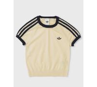 Adidas WMNS KNITTED TEE women Shortsleeves yellow taille: S