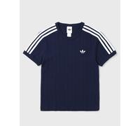 Adidas WMNS PINSTRIPE SHORT SLEEVE SLIM TEE women Shortsleeves blue taille: L