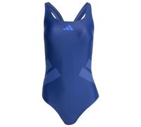 adidas - Women's 3 Bar Logo C-Back Suit - Maillot de bain - 36 - dark blue / semi lucid blue