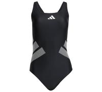 adidas - Women's 3 Bar Logo C-Back Suit - Maillot de bain - 46 - black / white