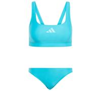 adidas - Women's 3-Stipes BLD Bikini - Bikini - 32 - lucid cyan / flash aqua