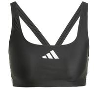 adidas - Women's 3 Stripes Bold Bikini - Bikini - 30 - black / white
