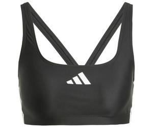 adidas - Women's 3 Stripes Bold Bikini - Bikini - 32 - black / white