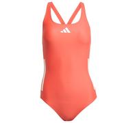 Adidas Maillot de bain 1 pièce 3 Stripes Bold dos en C Femme Rouge semi-lucide/Blanc Taille 44
