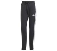 adidas Damen Essentials 3-Stripes French Terry Cuffed Pants, Black/White, L