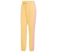 adidas - Women's 3 Stripes FT CF Pants - Pantalon de jogging - XS - Regular - semi ice tangerine / st tropic bloom