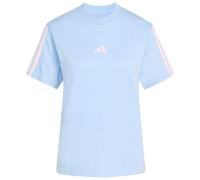 adidas - Women's 3-Stripes SJ Tee B - T-shirt - XS - glow blue / clear pink