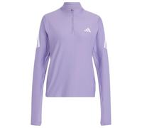 adidas - Women's ADI365 Running Iconic Half Zip - T-shirt de running - M - magic lilac