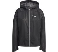 Adidas Women's Adizero Hooded Wind Resistant Long Sleeve Performance Running Jacket Noir 16 (XL) Female