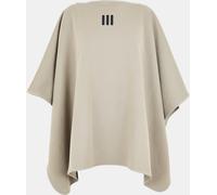 Adidas Women's Athletics Weather-Resistant Relaxed Fit Poncho Argile 12 (M) Female