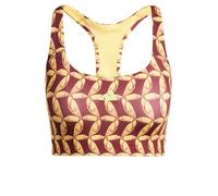 adidas Women's Brassière x Farm Rio Maintien Moyen, Semi Spark/Shadow Red/Pulse Lime, XS A-B