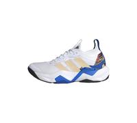 adidas Women's Chaussure de Training Rapidmove ADV 2, Cloud White/Sand Strata/Hi-Res Blue, 43 1/3