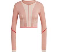Adidas Women's Cropped Long-Sleeve Performance Gym Top Terre Magique 12 (M) Female