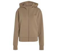 adidas - Women's D4T Workout Full Zip Hooded Sweatshirt - Sweat à capuche - XS - khaki six