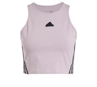 adidas Women's Débardeur 3 Bandes Future Icons, Preloved Fig, XS