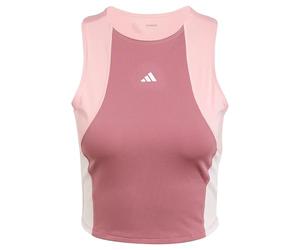 adidas Women's Débardeur Court de Training Techfit Colorblock, Preloved Crimson, M