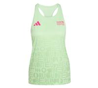 adidas Women's Débardeur imprimé intégral BMW Berlin-Marathon 2025, Semi Green Spark, S