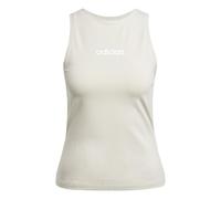 Adidas Débardeur Essentials Linear Slim Coton Femme Wonder Alumina/White M