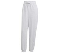 adidas - Women's Essentials Linear French Terry Cuffed Pant - Pantalon de jogging - L - light grey heather / white