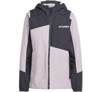 Adidas Women's Hybrid Waterproof Adjustable Rain Anorak Violet 8 (XS) Female