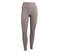 Adidas Collant long Optime 3 bandes lilas/noir Femme S