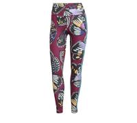 adidas Women's Legging X Farm 7/8, Black/Amazon Red/Energy Ink, L