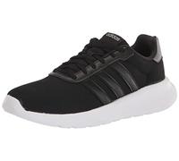 adidas Women's Lite Racer 3.0 Running Shoe, Core Black/Core Black/Iron Metallic, 8