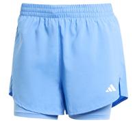 adidas - Women's Min 2in1 Shorts - Short de running - L - blue fusion / white