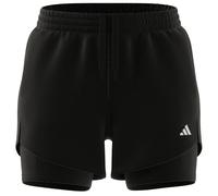 adidas - Women's Min 2in1 Shorts - Short de running - XXS - black / white