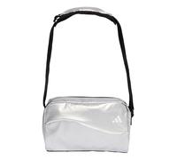 adidas Women's Mini Sac en Toile adidas Glow, Silver Metallic/White, 1 Taille