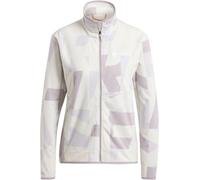 Adidas Women's Mt All Over Print Zip Fleece Gris/Figue 14 (L) Female