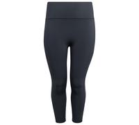 adidas Damen Optime Workout 3-Stripes 7/8 Leggings (Plus size), black, XL Plus